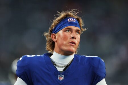 Colin Cowherd Issues Warning to Giants QB Jaxson Dart Ahead of First Start