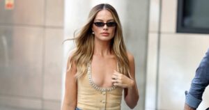 Margot Robbie’s Flare Jeans Just Sparked a Fall Trend — Snag the Look Now for 