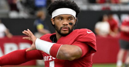 Cardinals QB Kyler Murray Apologizes for Wearing Michael Vick Jersey in Photo Shoot With Dog