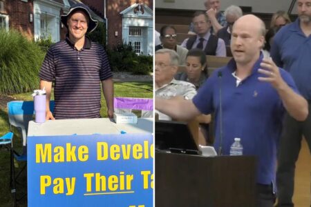 Frequent NJ town hall menace breakdances in silence, complains about taxes — before moonwalking away