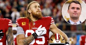 49ers’ George Kittle Clears Up ‘Fake’ Charlie Kirk Quote, Received ‘Wild Messages’ About It