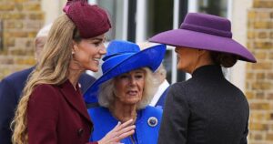 Royal Watchers Claim Queen Camilla Told Kate Middleton to ‘Move’ During Melania Trump Chat
