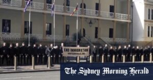 Police keep watch of White Australia Party proponents in NSW