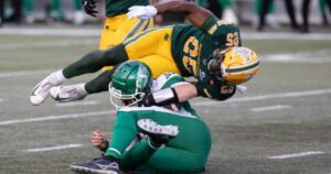 Elks hang on to beat Roughriders 27-25