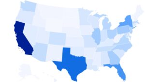 Map Shows States With Largest Credit Card Debt Increases