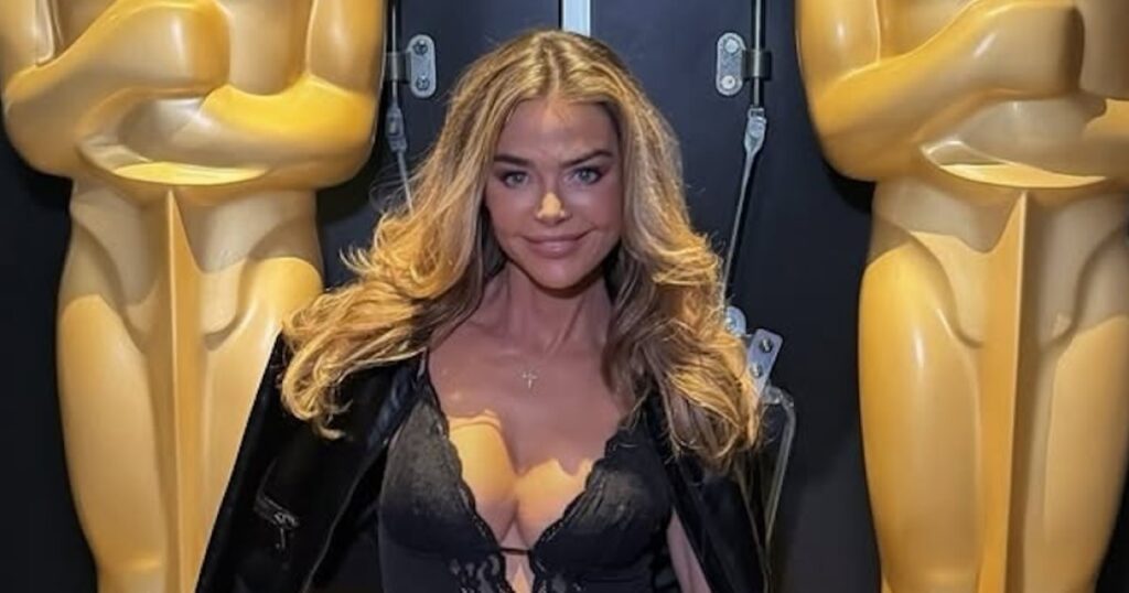 Denise Richards Shows Off Her Curves in a Push-Up Bodysuit After Breast Revision Surgery