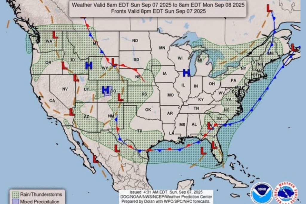Swath of Southern States Under Threat of Flash Flooding