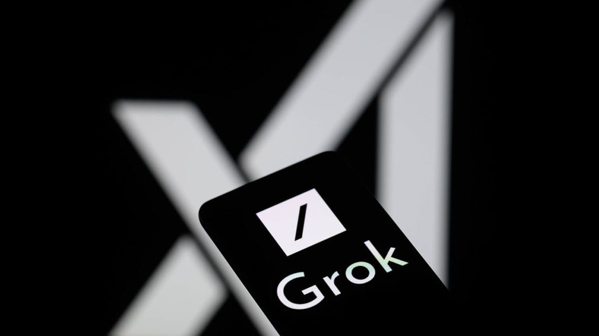 Grok AI chatbot logo