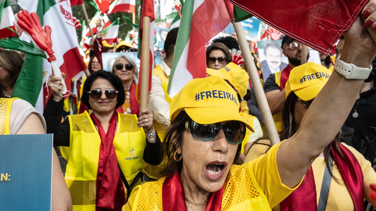 Iran Protest at the U.N. headquarters in NYC