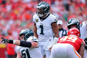 Eagles’ Jalen Hurts Savagely Trolls Chiefs’ Chris Jones Following Win