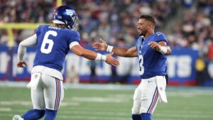 Russell Wilson on Jaxson Dart: ‘My focus is helping the New York Giants win’