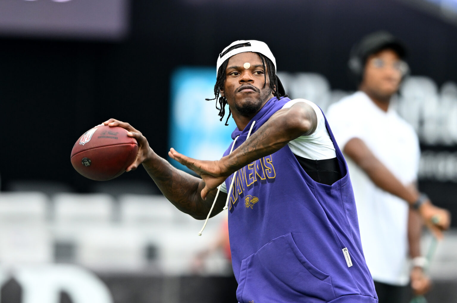 Ravens’ Lamar Jackson Breaks Silence on Shoving Bills Fan