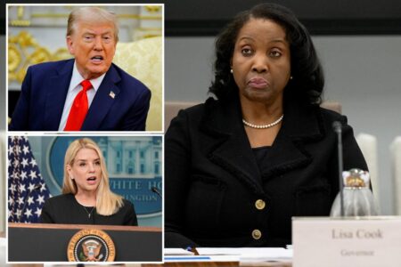 DOJ launches criminal probe into Federal Reserve Governor Lisa Cook over mortgage fraud allegations