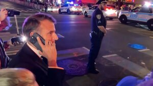 Watch: Macron calls Trump after presidential motorcade blocks him in NYC traffic