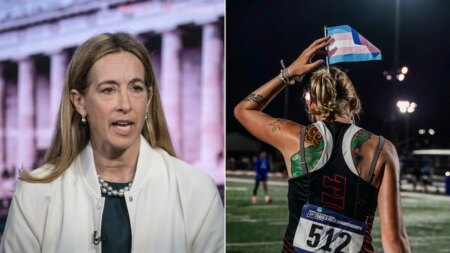 Mikie Sherrill remains silent on issue of trans athletes in women’s sports as Trump calls her out for it