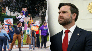 ‘Tone-deaf’ protesters heckle Vance outside Minneapolis church shooting site
