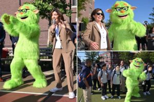 Kathy Hochul hides cost of cell phone ban mascot ‘Frankie Focus’ — who gets called ‘tone deaf’