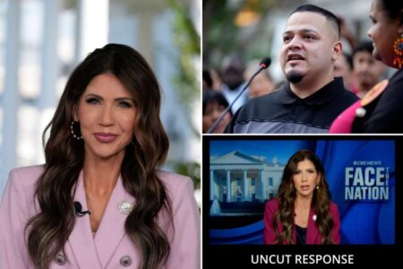 Kristi Noem accuses CBS of editing her interview on Kilmar Abrego Garcia to ‘whitewash’ MS-13 gang affiliation