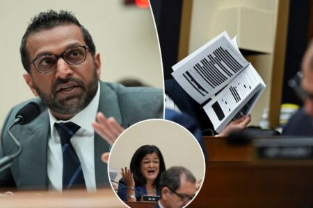 Jeffrey Epstein case dominates  Kash Patel House hearing as FBI director insists ‘I don’t give a damn’ about criticism