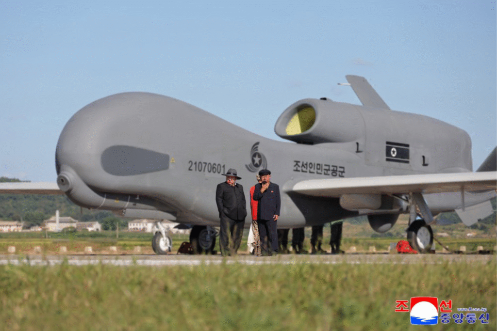 North Korea’s Copycat US Drone Takes Flight As Kim Jong Un Watches On