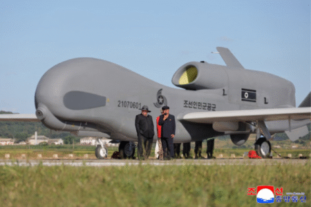 North Korea’s Copycat US Drone Takes Flight As Kim Jong Un Watches On