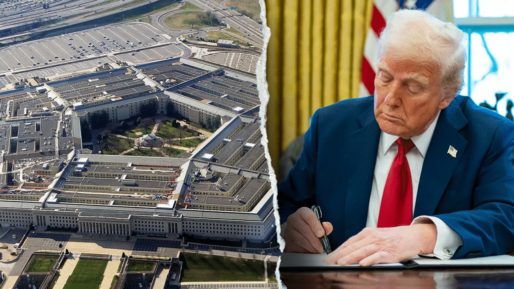 Trump signs order renaming Pentagon back to ‘Department of War’