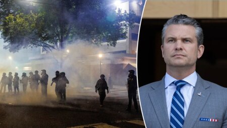 Oregon sues over Trump admin’s ‘war-ravaged Portland’ National Guard troop deployment