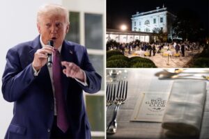 Trump unveils new ‘Rose Garden Club’ at White House