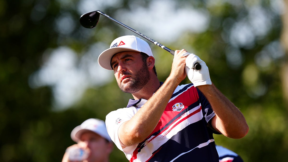 Scottie Scheffler at Bethpage