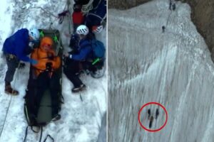 Snowboarder rescued hours after plummeting over edge of Colorado glacier