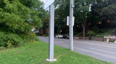 Toronto Police investigating after speed camera cut down for 7th time