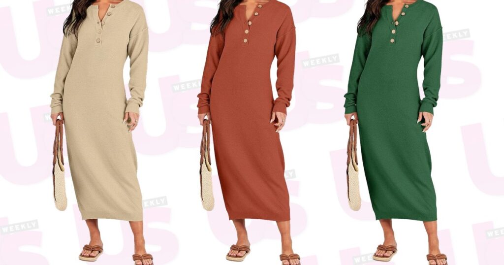 The ‘Comfortable and Flattering’ Sweater Dress Curvy Shoppers Keep Buying Is 50% Off