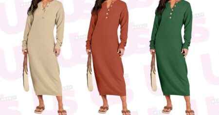 The ‘Comfortable and Flattering’ Sweater Dress Curvy Shoppers Keep Buying Is 50% Off