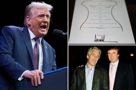 White House fumes over Epstein birthday book said to include notes by Trump, Clinton and other big names