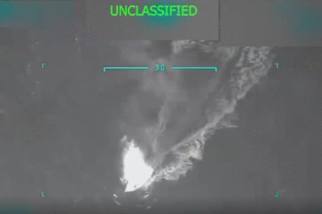 Donald Trump Posts Video Footage of US Missile Strike on Boat Leaving Venezuela