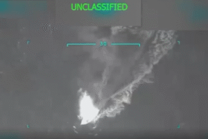 Donald Trump Posts Video Footage of US Missile Strike on Boat Leaving Venezuela