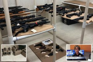 Boy, 13, ‘obsessed’ with school shooters arrested with stockpile of guns and chilling manifesto: ‘Only a matter of time’