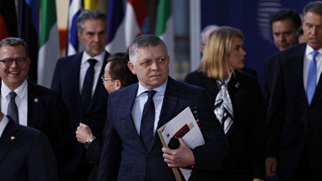 EU pushes Slovakia’s Fico to make him lift veto on Russia sanctions EU pushes Slovakia’s Fico to make him lift veto on Russia sanctions