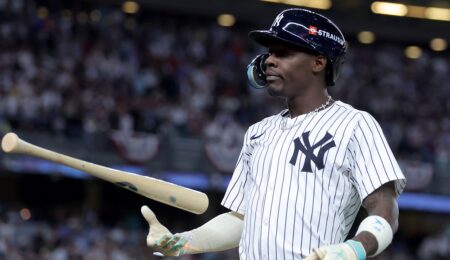 Yankees’ Jazz Chisholm Jr gives reporters cold shoulder after controversial benching for postseason opener