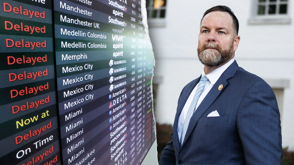 With the government shutdown threatening air travel, a GOP bill seeks to keep flights running