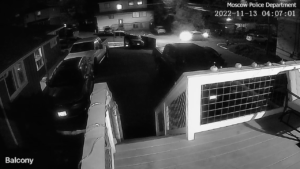 Surveillance video shows Bryan Kohberger’s car roaring away after Idaho student murders