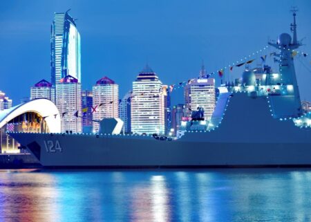 Chinese Missile Destroyers Sail Around US Ally’s Territory