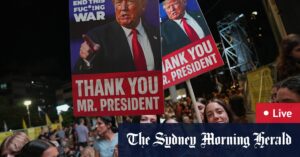 Trump expected to meet Israeli hostages set for release by Hamas; Sussan Ley approval ratings tank; Meta, TikTok, Snapchat, YouTube to meet Anika Wells over Australia social media ban