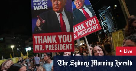 Trump expected to meet Israeli hostages set for release by Hamas; Sussan Ley approval ratings tank; Meta, TikTok, Snapchat, YouTube to meet Anika Wells over Australia social media ban