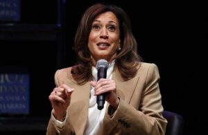 Kamala Harris keeps getting heckled on her book tour