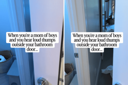 Mom Taking a Shower Hears Loud Thumps From Upstairs—Shock at What She Finds