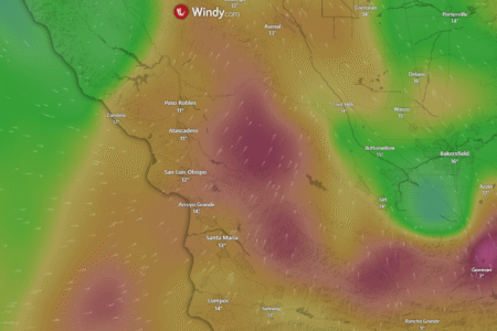 California: Tornado Warning, Severe Thunderstorm Watch Near San Luis Obispo