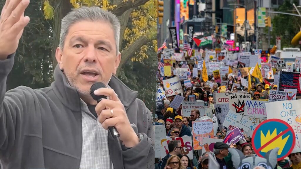 WATCH: ‘No Kings’ protester steps up to mic and calls for ICE agents to be ‘shot,’ ‘wiped out’