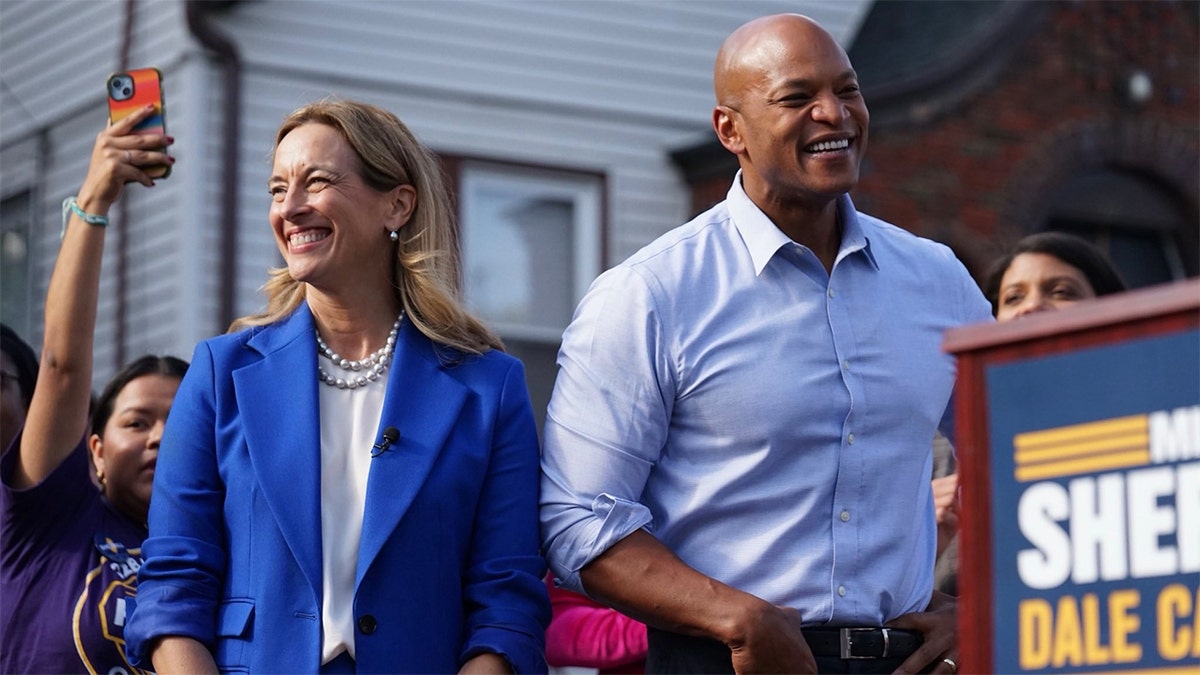 Rep. Mikie Sherrill of New Jersey and Maryland Gov. Wes Moore
