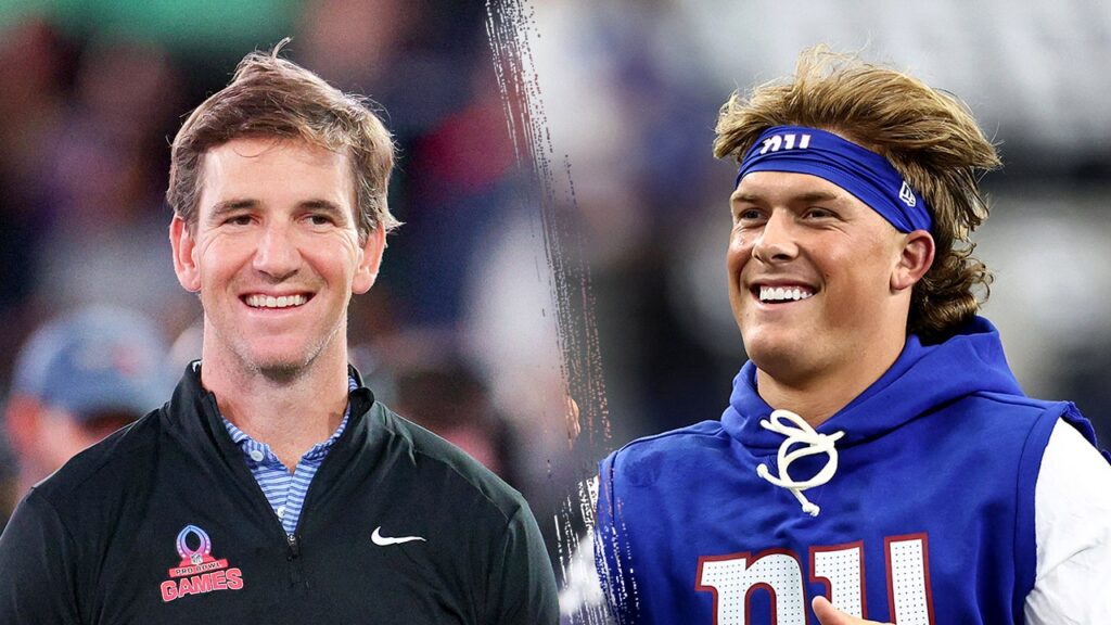 Eli Manning’s son snubs dad, dresses as Giants rookie QB Jaxson Dart for Halloween: ‘It hurts a little bit’